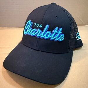 Glory Days Brand Charlotte NC Fashion Hat - Teal / Black - OSFA
